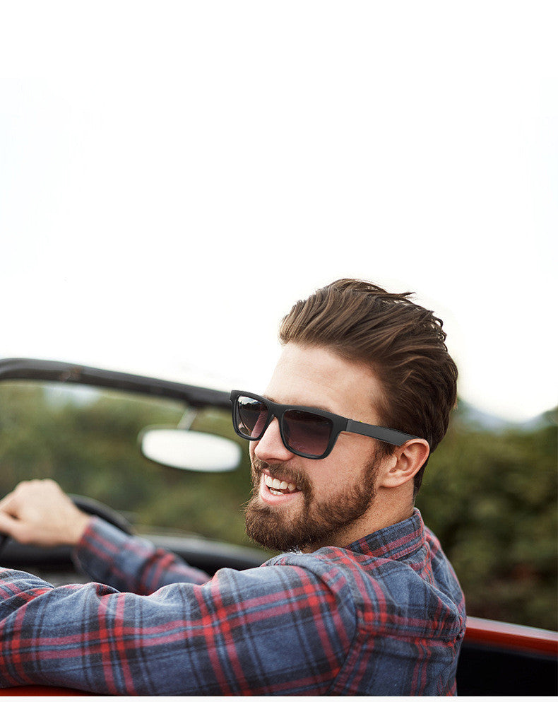 Bluetooth Smart Sunglasses Polarized with Origional Camera, Speeker Voice Assistant Open Ear