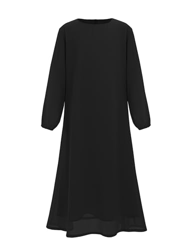IKADEX Muslim Dress for Girls Islamic Prayer Abaya