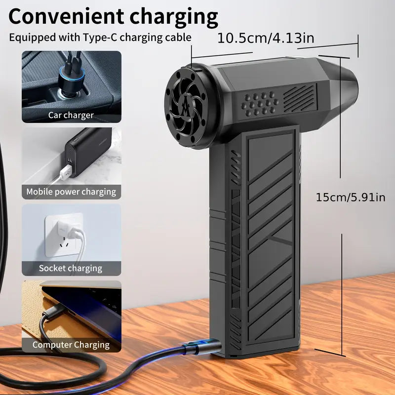 Portable Turbo Blower, 130000 RPM High-Speed