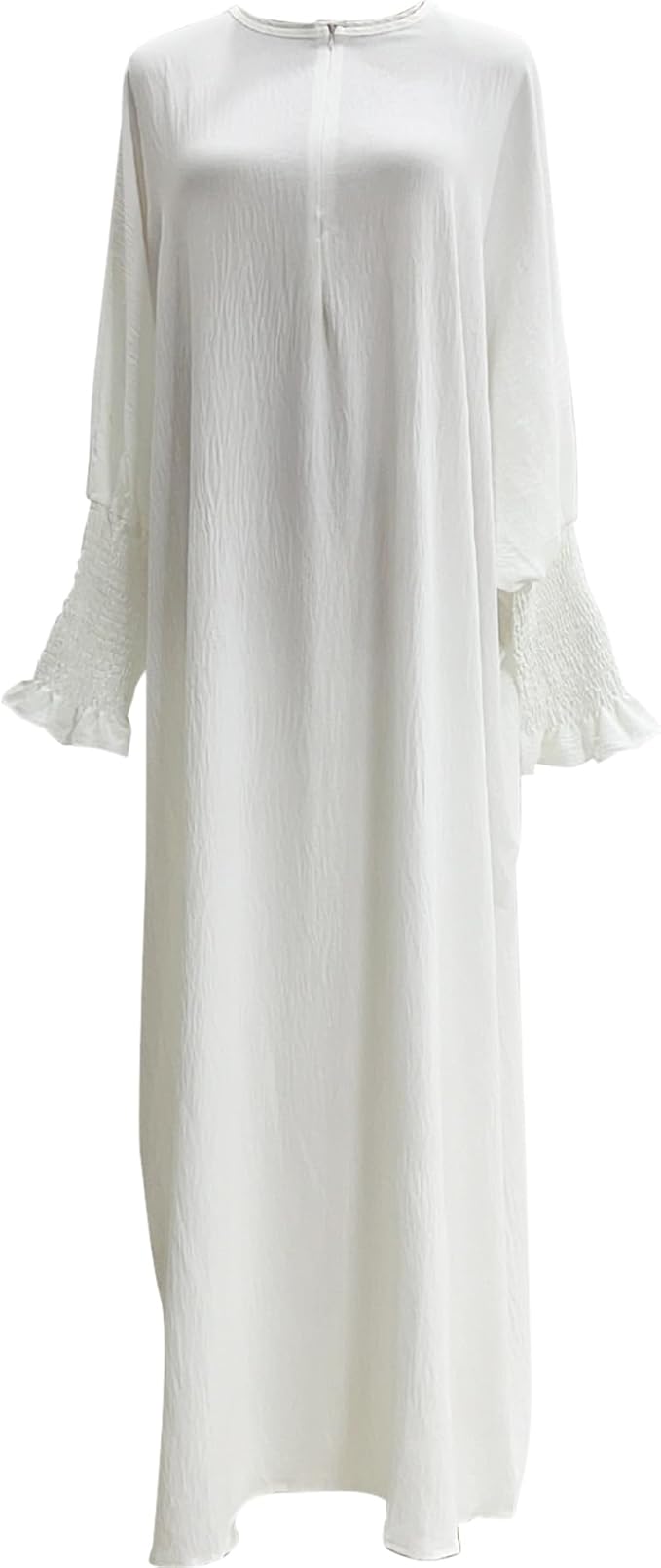 Lenmipot womens 1pc Elastic Cuff Dress Modern