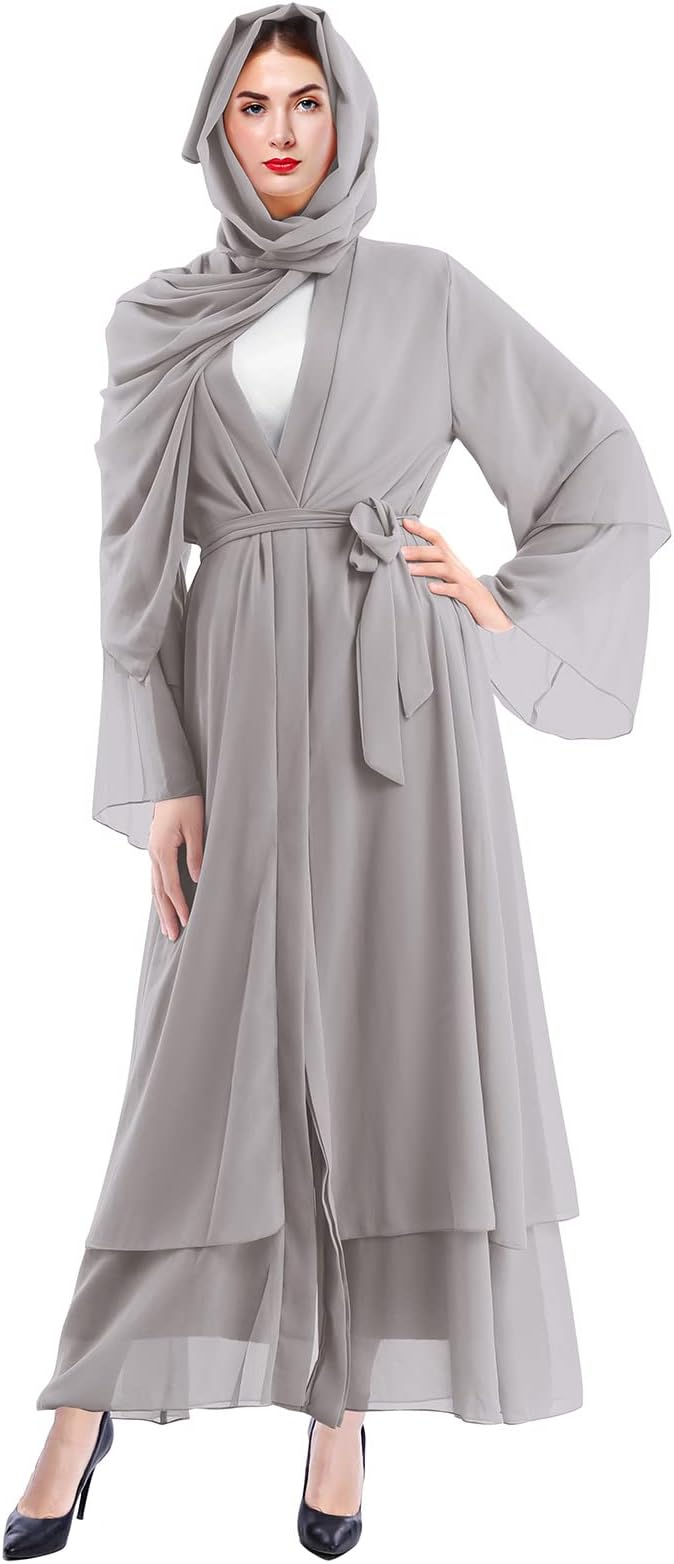 IWEMEK Women's Muslim Prayer Dress Hijab Scarf