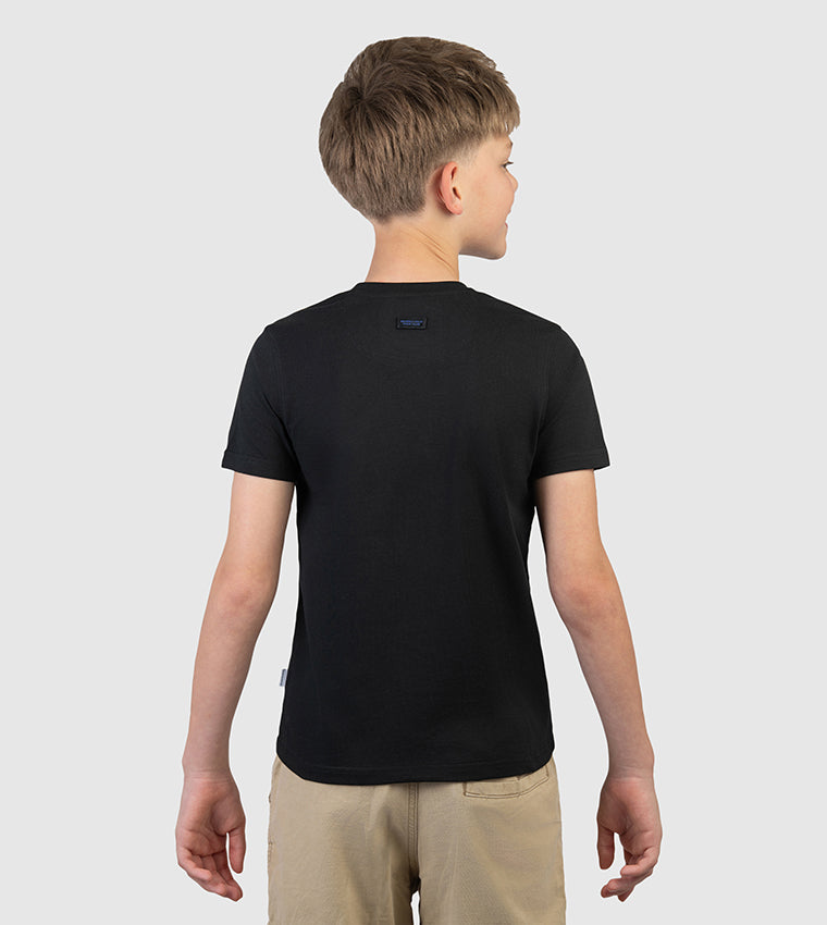 Beverly Hills Polo Club Printed Short Sleeves Casual T-Shirt