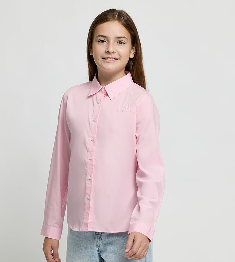 Beverly Hills Polo Club Solid Long Sleeves Shirt