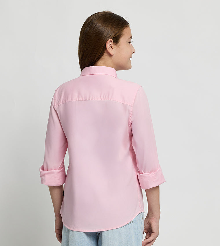 Beverly Hills Polo Club Solid Long Sleeves Shirt