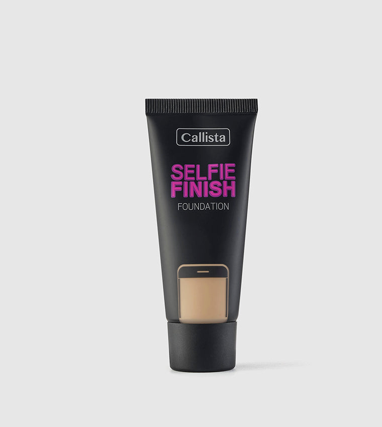 Callista Selfie Finish Foundation 100 - Natural Beige, 25ml