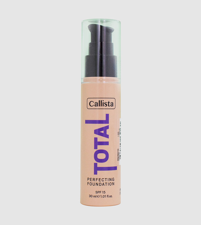 Callista Total Perfecting Foundation 221 - Porcelain, 30ml.jpg