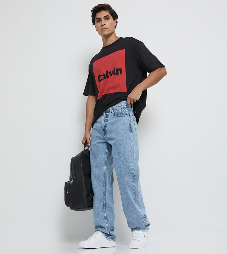 Calvin Klein Jeans 90s Washed Straight Fit Jeans