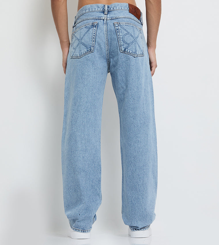 Calvin Klein Jeans 90s Washed Straight Fit Jeans
