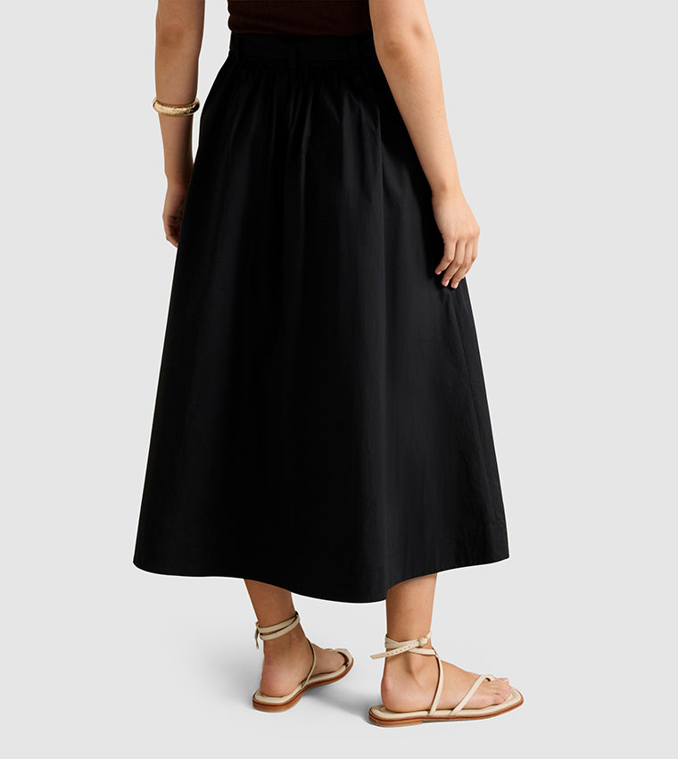 Forever New MADELEINE Belted Midi Skirt