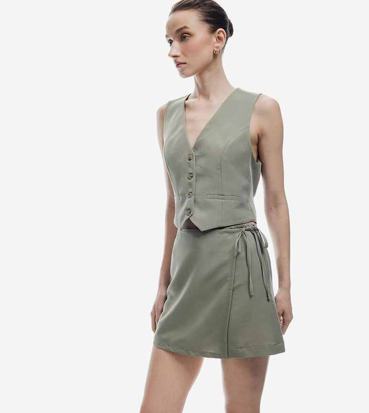 Koton Modal Envelop Mini Skort