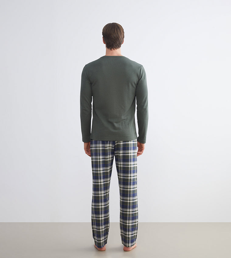 LC Waikiki Printed Long Sleeves Pyjama Set