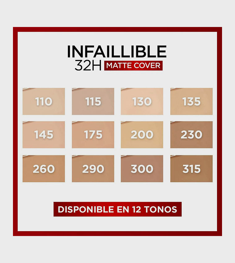 L'Oreal Paris Infaillible MAT Cover FDT 32H Neutral 315, 9g