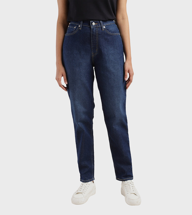 Levi's High Rise 80's New Mom Relaxed Tapered Fit Jeans