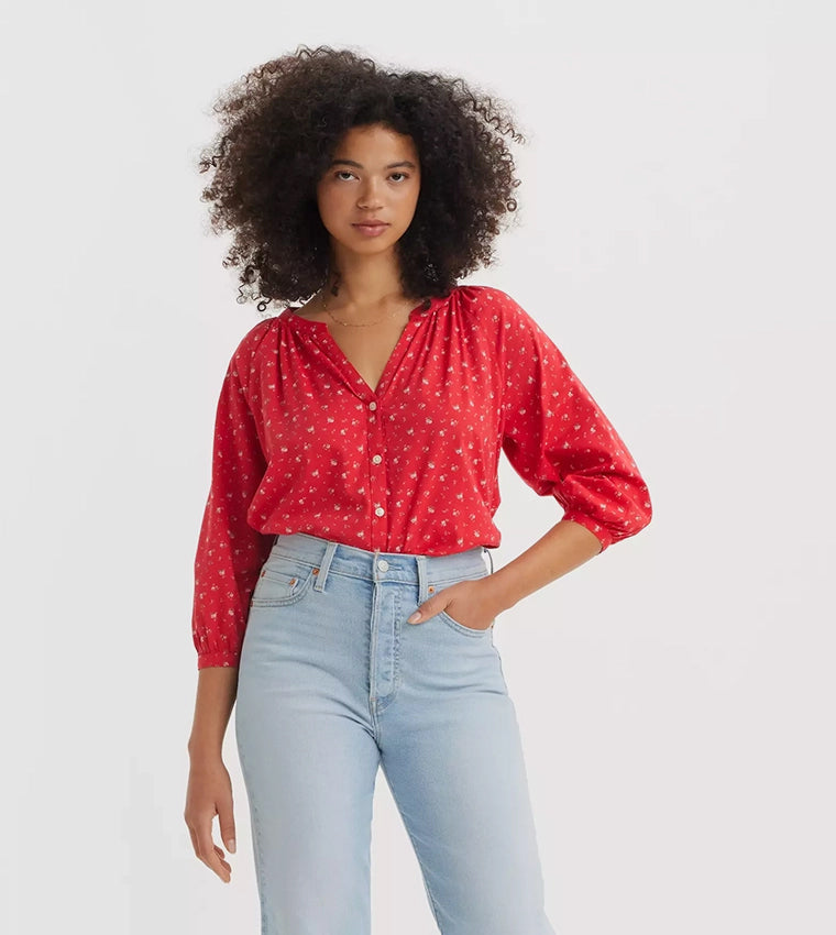 Levi's MIRABELLE 3/4 Sleeves Top