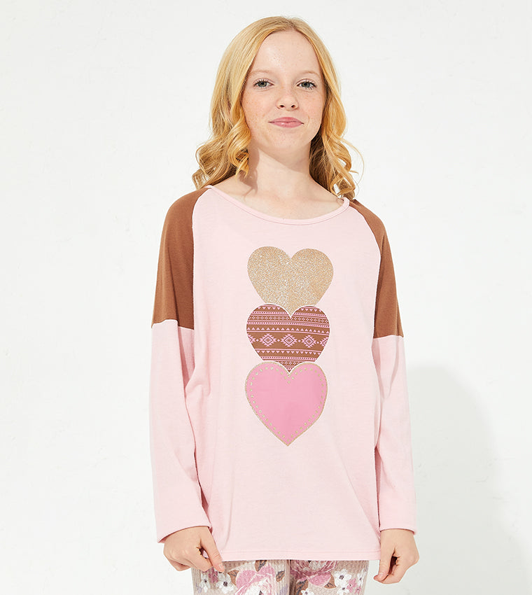 The Children's Place Graphic Printed Color Block Active T-Shirt