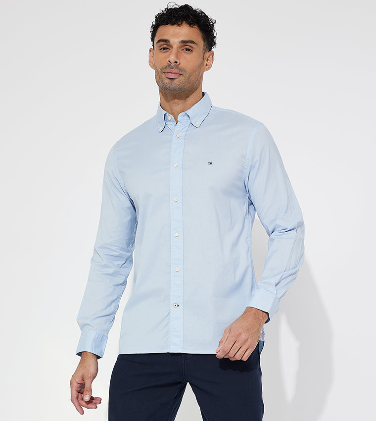 Tommy Hilfiger Logo Detail Long Sleeves Shirt