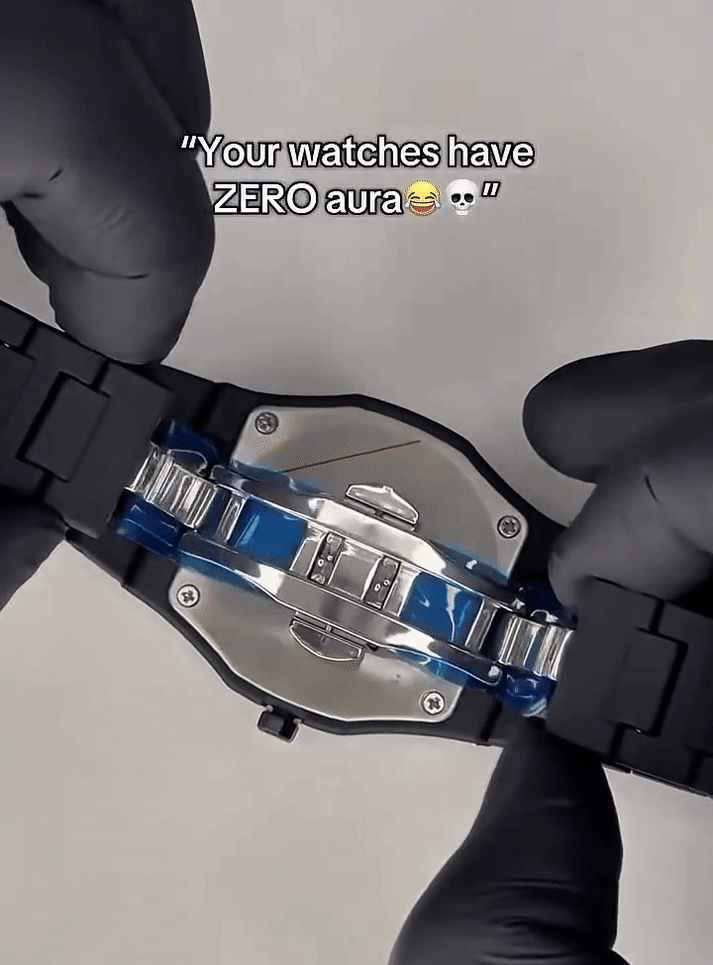 Arabic Aura Men & Women Stylish Slim Business Watch with Arabic Numeric Dial (With Box)